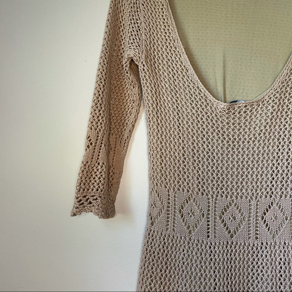 Moda International Cotton Crocheted Dress - Picture 3 of 7